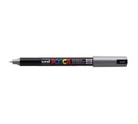 UNI-BALL Marqueur Pte calibrée extra-fine POSCA PC1MR 0,7mm Argent