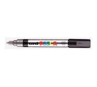 Uni Mitsubishi Pencil Marqueur gouache Posca PC5M Pointe ogive moyenne 1,8-2,5 mm Argent