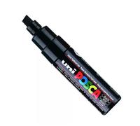 Posca Marqueur PC8K Pointe large biseautée Noir Lot de 6