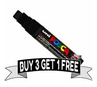 Posca Marqueur Stylo PC-17K Noir Large Pointe Biseautée 15mm Ligne Buy 3 Get 1