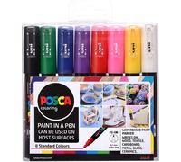 POSCA marqueur unique PC-1M 0,7 mm set de 8 couleurs de base