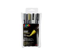 Posca Marqueurs PC5M métalliques 2,5 mm Lot de 4