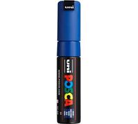 Posca Marqueur peinture PC-8K Pointe biseautée 8 mm Bleu foncé