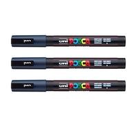 Posca - Marqueurs PC-3 M Uni-Ball - Gamme complète de 40 couleurs disponibles (Lot de 3)
