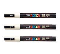 Posca - Marqueurs PC-3 M Uni-Ball - Gamme complète de 40 couleurs disponibles (Lot de 3)