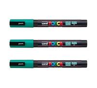 Posca - Marqueurs PC-3 M Uni-Ball - Gamme complète de 40 couleurs disponibles (Lot de 3)