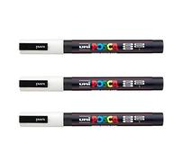 Posca - Marqueurs PC-3 M Uni-Ball - Gamme complète de 40 couleurs disponibles (Lot de 3)