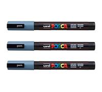 Posca - Marqueurs PC-3 M Uni-Ball - Gamme complète de 40 couleurs disponibles (Lot de 3)