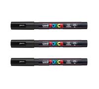 Posca - Marqueurs PC-3 M Uni-Ball - Gamme complète de 40 couleurs disponibles (Lot de 3)