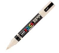 Posca Marqueur PC5BR – Pointe brush moyenne semi-flexible, peinture à base d'eau – Beige