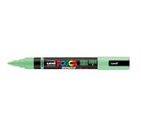 POSCA Mitsubishi Pencil - Marqueur PC5BR - Pointe Brush Moyenne, Semi-Flexible - Peinture à Base d'Eau - Tout Support - Vert Clair