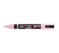 POSCA Mitsubishi Pencil - Marqueur PC5BR - Pointe Brush Moyenne, Semi-Flexible - Peinture à Base d'Eau - Tout Support - Rose clair