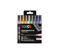 Set de 8 marqueurs Posca Pointe conique fine Pastel Multicolore E