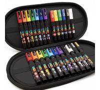 Posca PC-5M / PC-3M / PC-1M - Marqueurs peinture - Boîte de 24 - Le coffret cadeau de base Starter