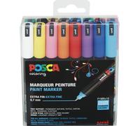 POSCA PC1MR/16 POSCA Marqueur à pigment boîte de 16 couleurs assorties(S)