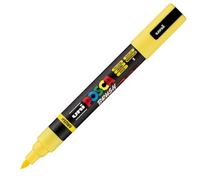 Posca Marqueur PC5BR – Pointe pinceau moyenne, semi-flexible, peinture à base d'eau – Jaune