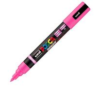 Posca Marqueur PC5BR – Pointe brush moyenne semi-flexible, peinture à base d'eau – Rose
