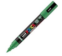 Posca Marqueur PC5BR – pointe brush moyenne semi-flexible, peinture à base d'eau – vert foncé