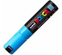 Posca Marqueur peinture à l'eau PC7M – encre à pigmentation bleu clair, pointe large VF