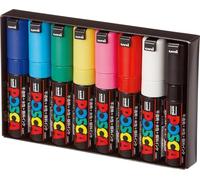 Posca PC8K/8 Boîte de 8 Marqueurs Assortis