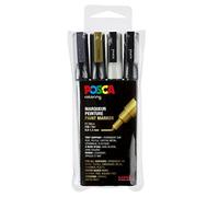 POSCA Set 4 MARQUEURS PC3M Pochette GSW