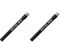 POSCA Uni-Ball Marqueur pinceau Uni-Ball brush noir - PCF350 N (Lot de 2)