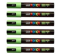 POSCA Uni-Ball PC-5M Lot de 12 feuilles Vert pomme