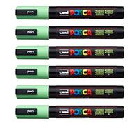 POSCA Uni-Ball PC-5M Lot de 12 marqueurs Vert clair