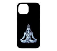 Pose Assise inspirée du Yoga Shiva Mahadev pour l'hindouisme Coque pour iPhone 15