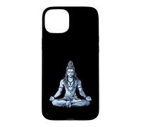 Pose Assise inspirée du Yoga Shiva Mahadev pour l'hindouisme Coque pour iPhone 15 Plus