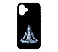 Pose Assise inspirée du Yoga Shiva Mahadev pour l'hindouisme Coque pour iPhone 16