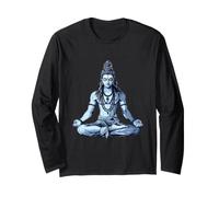 Pose Assise inspirée du Yoga Shiva Mahadev pour l'hindouisme Manche Longue