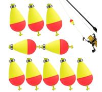 Pose de la Truite : Nageur de Glissement Ovale Angelset 10 pièces de Robuste d'équilibre de Construction | Nageur de Boule de Qui s'est Plaint pour Celle du lac de rivière Truite en Plein air