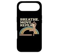 Pose de Yoga à répétition Breath Move Rainbow Coque pour iPhone Air