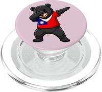 Pose d'un Ours formosien de Taïwan PopSockets PopGrip pour MagSafe