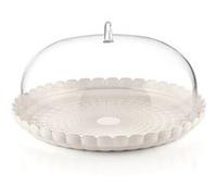 Pose gâteau Guzzini Blanc et Transparent Blanc G