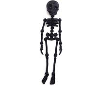 Poseable Skeleton Refrigerator Magnets, 3D Printed Halloween Magnets for Fridge, Fun Skeleton Decor to Spice Up Your Halloween Spirit (Black)