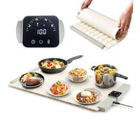 POSEDWRA Planche à légumes Chaude Pliante, Panneau Isolant pour légumes Chauds domestiques, Tapis de Table à Manger, Chauffe-Aliments en Silicone