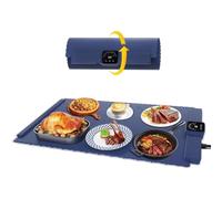 POSEDWRA Planche à légumes Chaude Pliante, Panneau Isolant pour légumes Chauds domestiques, Tapis de Table à Manger, Chauffe-Aliments en Silicone