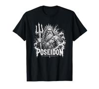 Poséidon Colère de la mer Dieu Grec de l'océan T-Shirt
