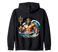 Poséidon Dieu de la mer Mythologie grecque épique de la Grèce antique Mythe Sweat à Capuche