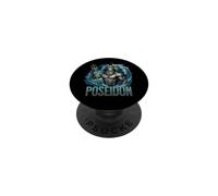 Poséidon Dieu de la mer Mythologie Grecque Grèce Antique Mythe épique PopSockets PopGrip Adhésif