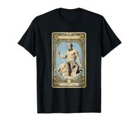Poséidon, Dieu Grec Seigneur de la mer Tarot Art T-Shirt