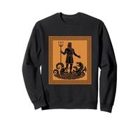 Poséidon Dieu Trident Grèce Antique Mythe Mythologie Grecque Sweatshirt