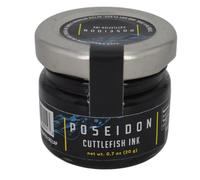 Poseidon Encre de Seiche - Tinta de Calamar - Nero di Seppia - Origine Sardaigne, Italie - Idéal pour Pâtes, Risottos et Plats Gourmets - 20 g