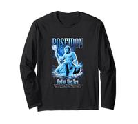 Poseidon God of The Sea - Aesthetic Edgy Streetwear Manche Longue
