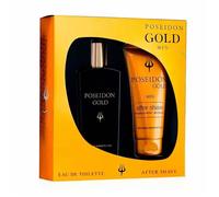 Poseidon Gold Men Eau De Toilette Spray 100ml Set 2 Pieces