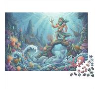 Poséidon Puzzle 1000 Pièces Adultes Et Enfants,Dès 14 Ans,Déco Murale, Mythologie Grecque,Casse-tête,Premium,Carton,Jeu Éducatif,Anti-Stress,Détente,Défi 38x26cm