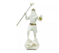 Poséidon Statue grecque de la mer Neptune Statue Sculpture Figurine 18 cm