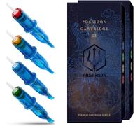 Poseidon V3 Aiguille De Cartouche De Tatouage 30pcs Avec Cartouche De Sécurité De Film Tatoueur Aiguille De Tatouage Jetable Pliée/Ronde Aiguille Universelle (1209rm)